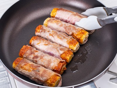食譜-竹輪豬肉起司捲