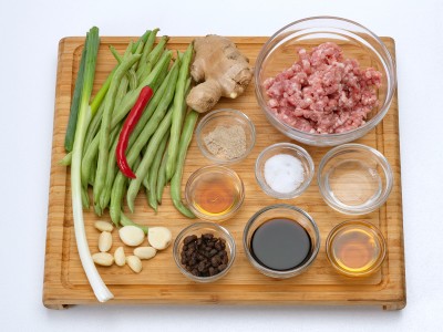 食譜-四季豆蒼蠅頭