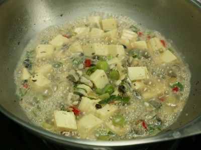 食譜-豆鼓蚵仔燒豆腐