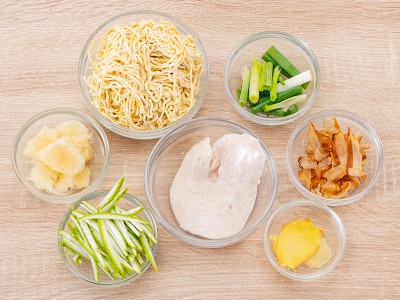 食譜-柚子雞肉冷麵