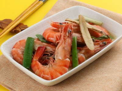 食譜-麻油當歸燒酒蝦