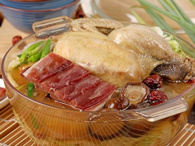 食譜-火腿雞湯