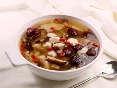 食譜-養生香菇雞湯