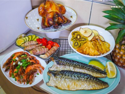 食譜-【氣炸烤箱料理】果乾、烤魚、烤肉、烤雞、椒鹽蝦料理食譜大公開