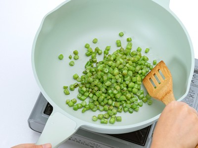食譜-四季豆蒼蠅頭