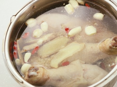 食譜-糙米燉雞湯