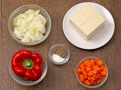 食譜-甜椒鑲豆腐
