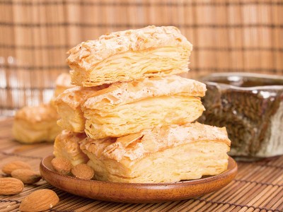 食譜-杏仁千層酥條