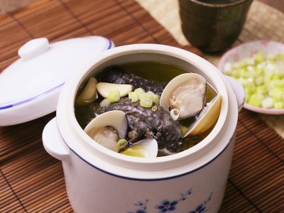 食譜-大蒜烏骨雞湯