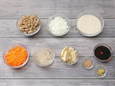 食譜-五目炊飯