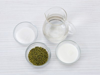 食譜-綠豆沙牛奶