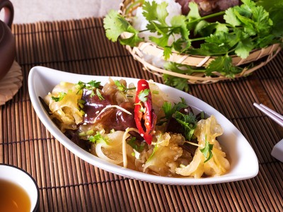 食譜-涼拌黑白香根
