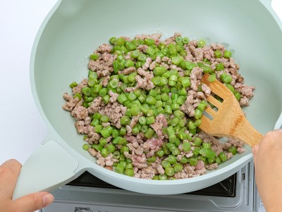 食譜-四季豆蒼蠅頭