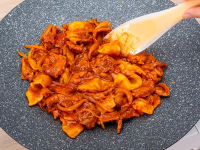 食譜-韓式辣炒豬肉海鮮