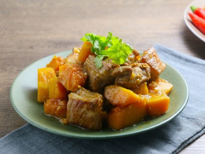 食譜-南瓜燒排骨
