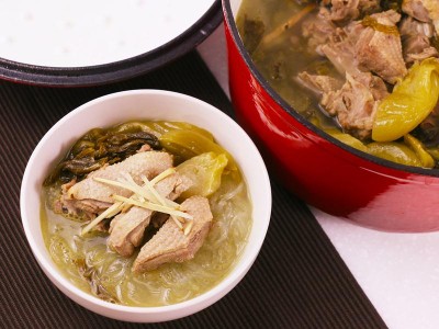食譜-酸菜鴨肉湯