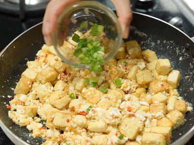 食譜-金沙豆腐