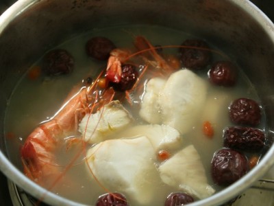 食譜-山藥海鮮湯