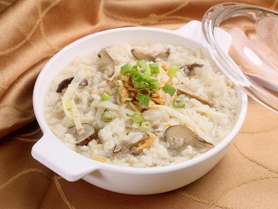 食譜-竹筍香菇鹹粥