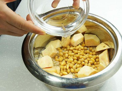 食譜-糙米黃豆地瓜飯