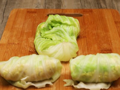 食譜-豆腐高麗菜捲