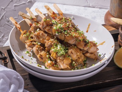 食譜-柚子蜜烤雞肉串