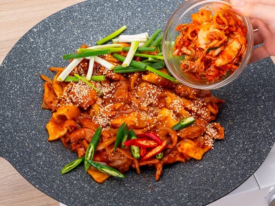 食譜-韓式辣炒豬肉海鮮