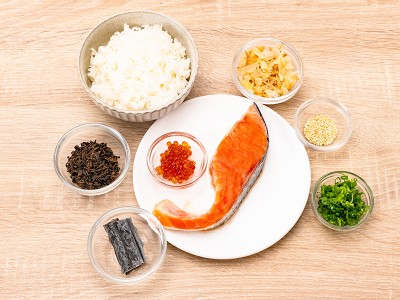 食譜-鮭魚茶泡飯