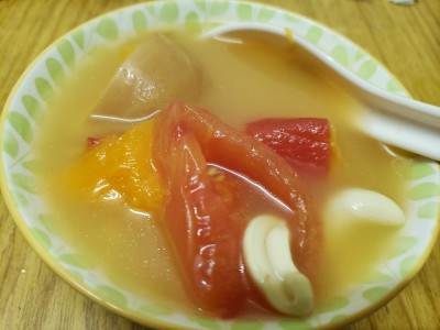 食譜-南瓜番茄腰果湯