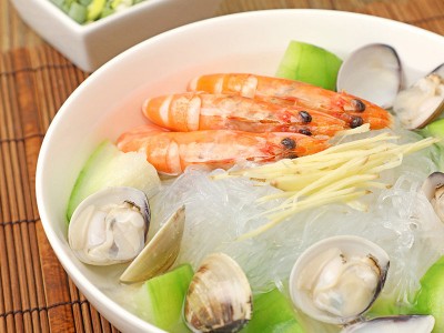 食譜-絲瓜海鮮冬粉