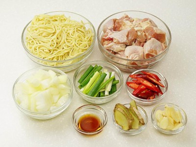 食譜-花雕雞麵
