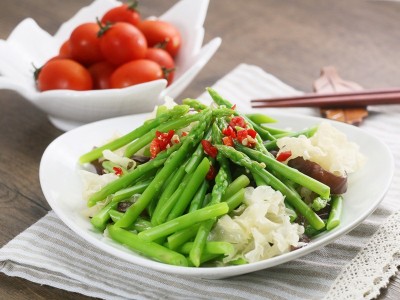 食譜-蘆筍拌雙耳