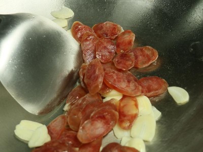 食譜-蘆筍炒臘腸