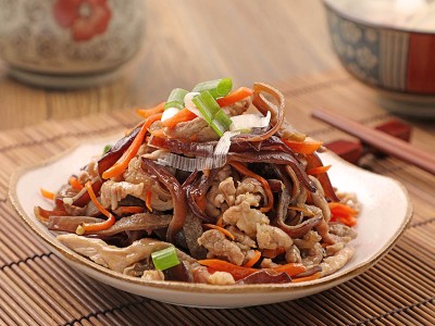 食譜-木須炒肉絲