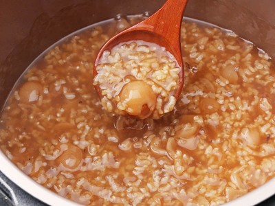 食譜-桂圓米糕粥