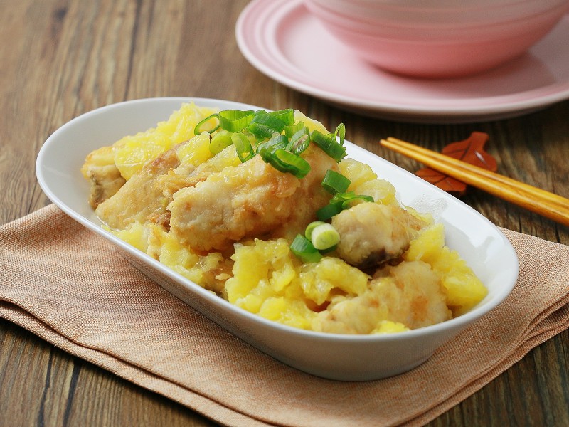 食譜-鮮橙佐魚片